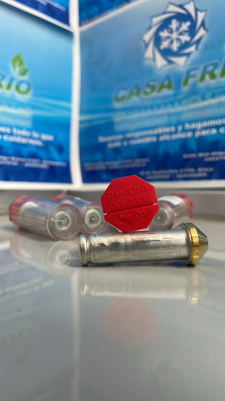 Orificios para válvula de expansión termostática Danfoss N°3