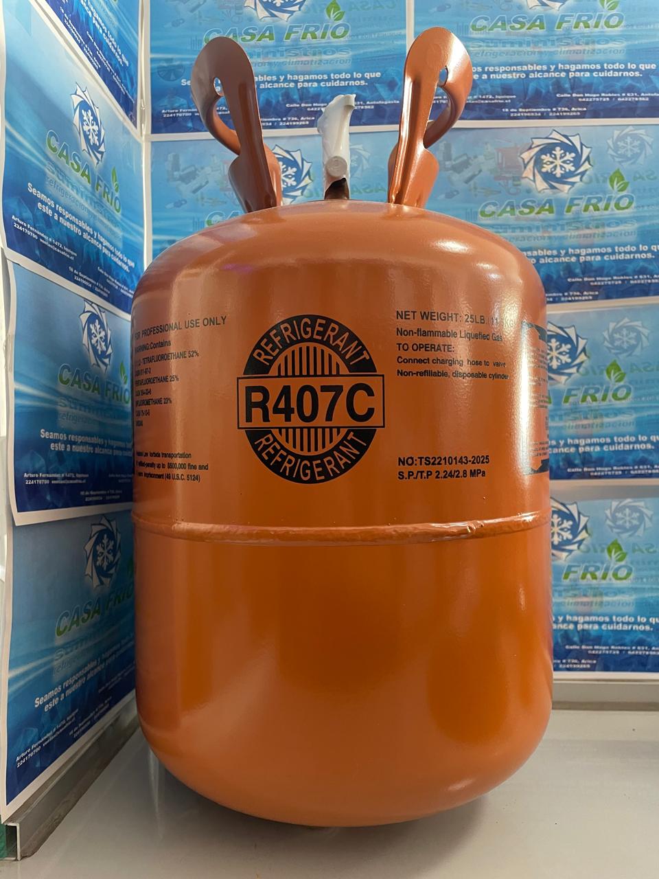 Gas Refrigerante R-407C (11.3KG)