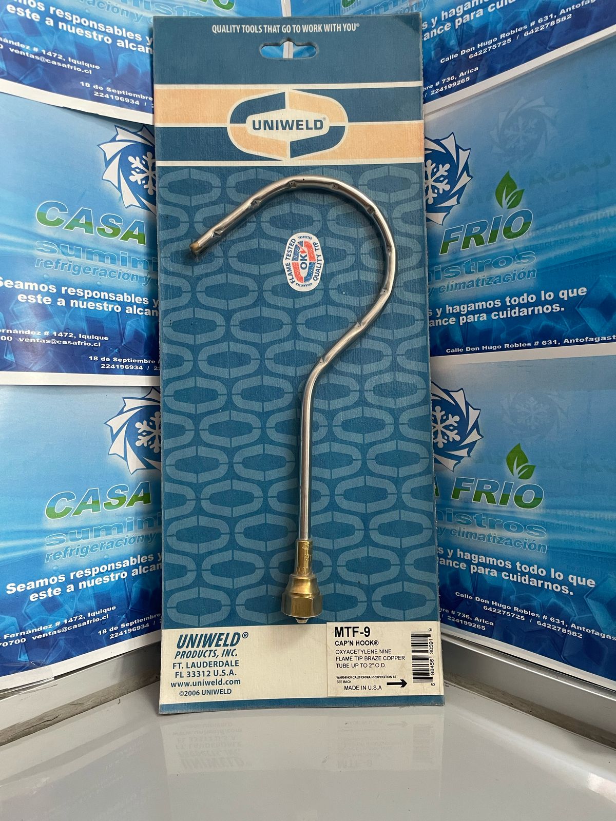BOQUILLA DE SOLDAR UNIWELD CAPITAN HOOK MAPP/PROPANO MTF-9