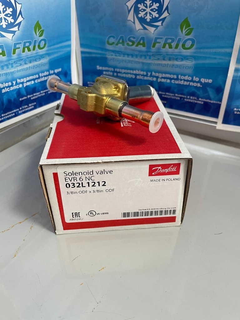 Válvula Solenoide Danfoss (ODF) (3/8″)