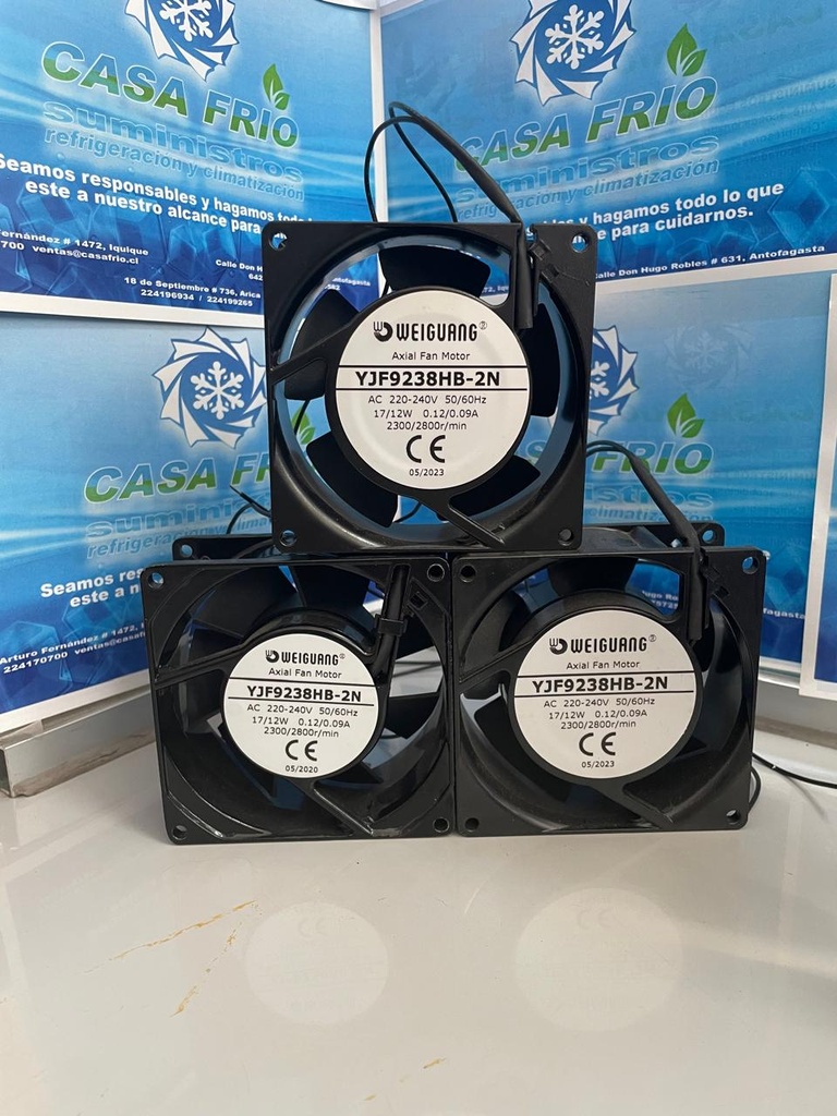 Ventilador Cúbico Compacto (90x90x38) 220V