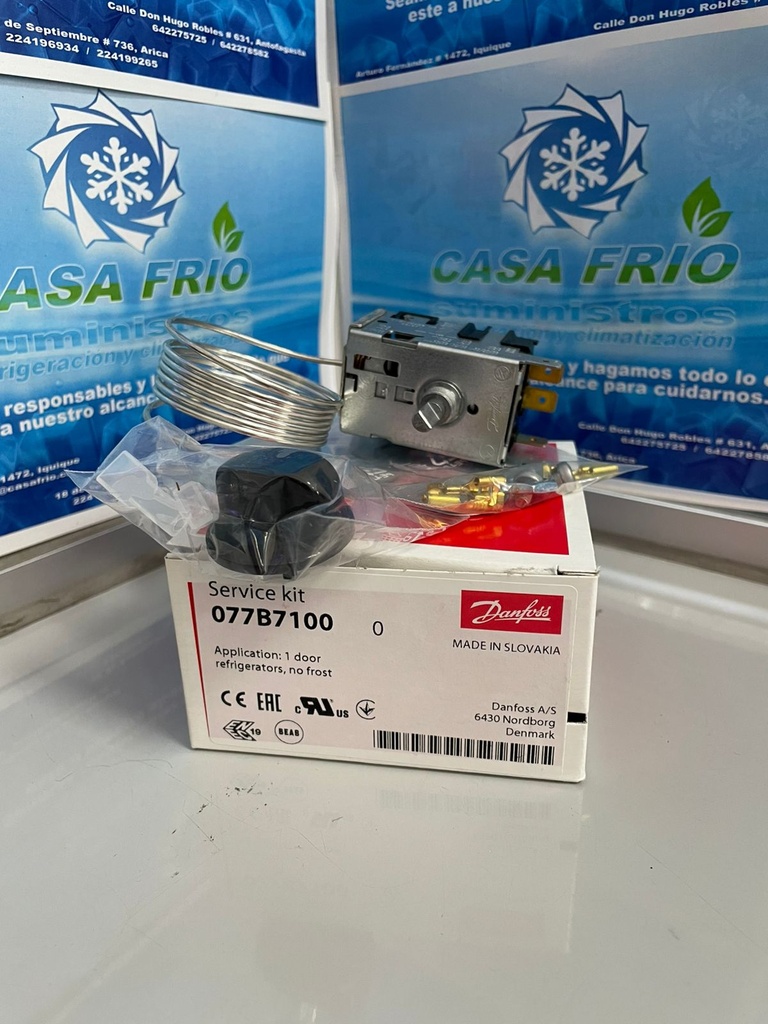 [TM0107006DF] Termostato Análogo Danfoss 1 puerta, no frost