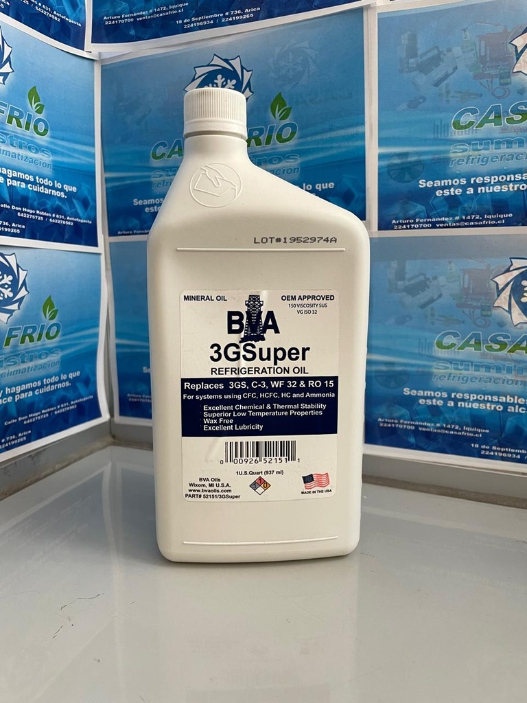 Aceite Mineral 3GS 1lt.