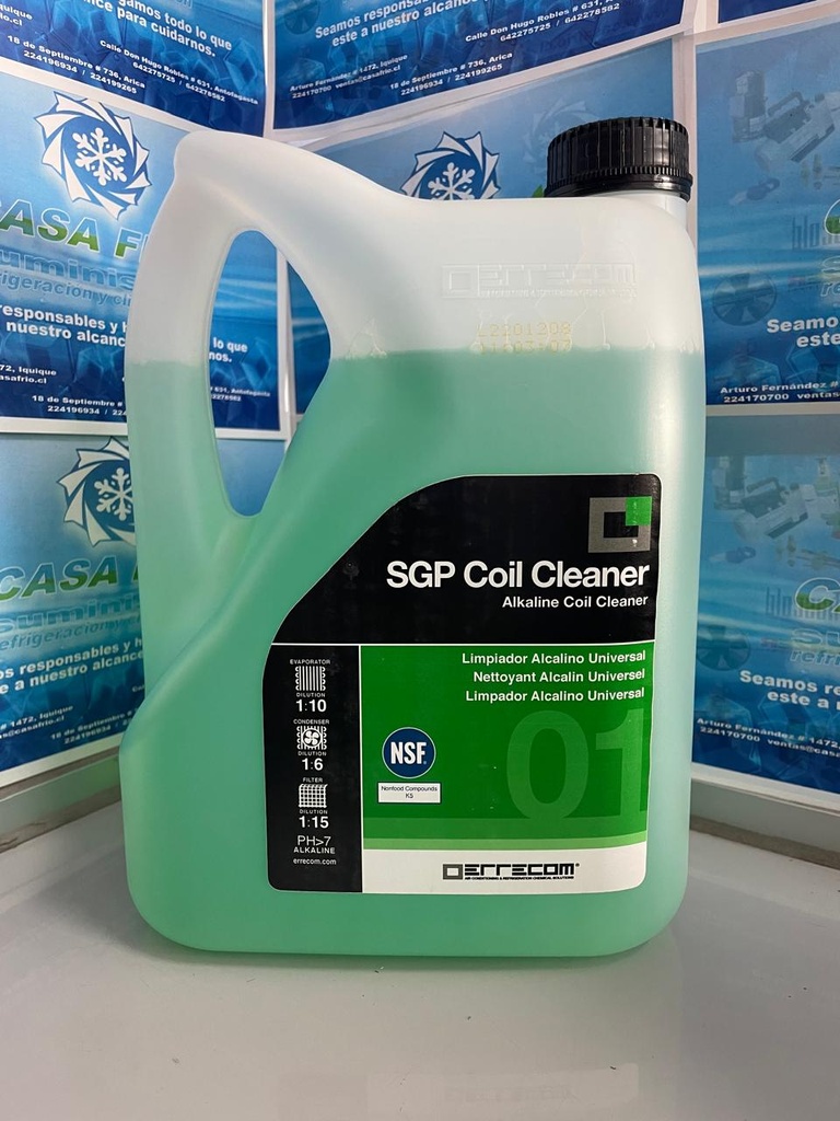 Limpiador de Evaporador SPG 3.7lt