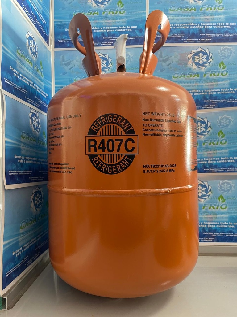 Gas Refrigerante R-407C (11.3KG)