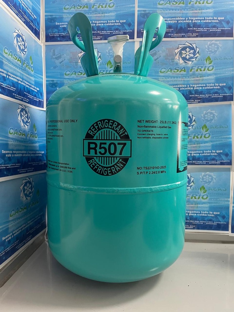 Gas Refrigerante R-507 (11.3KG)