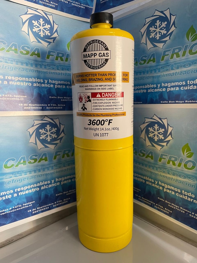 Gas Refrigerante Mapp Gas