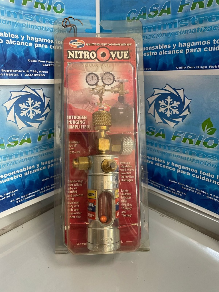 INDICADOR DE FLUJO NITRO 1/4 ROSCA