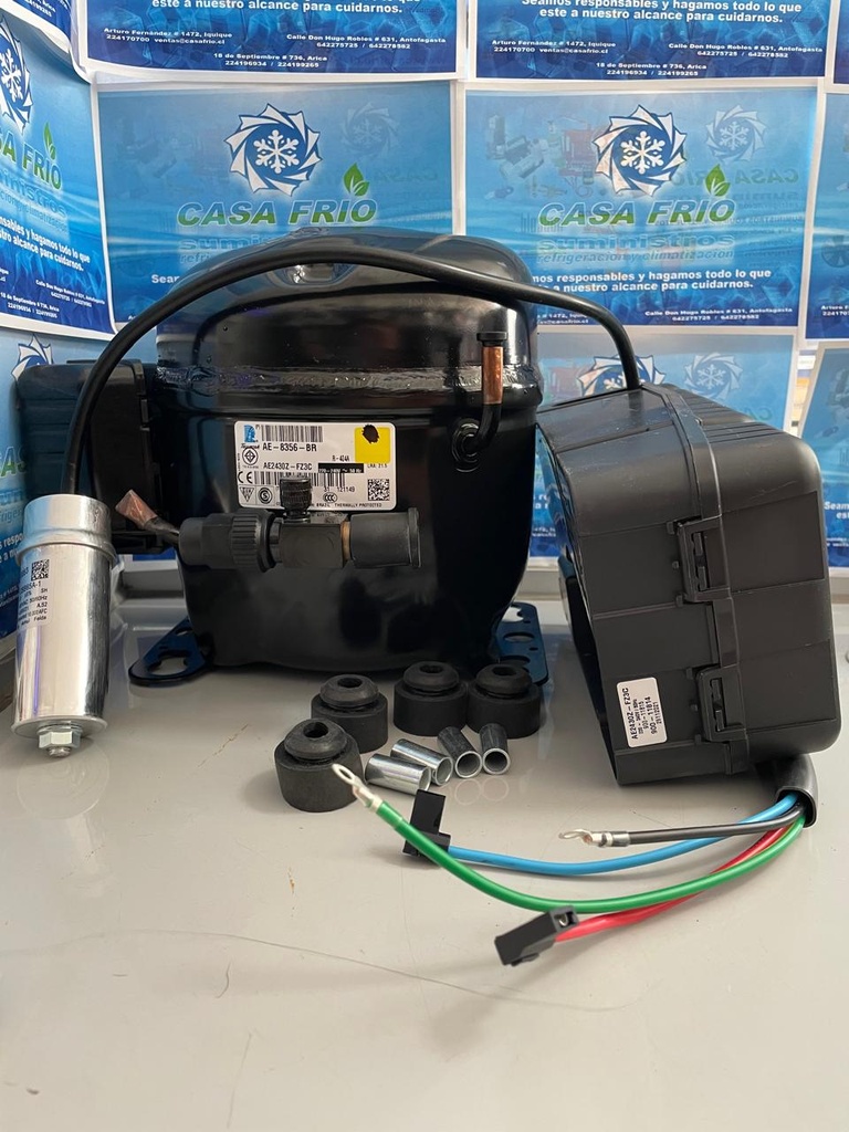 COMPRESOR TECUMSEH AE2430Z 1/2HP LBP R-404 220V