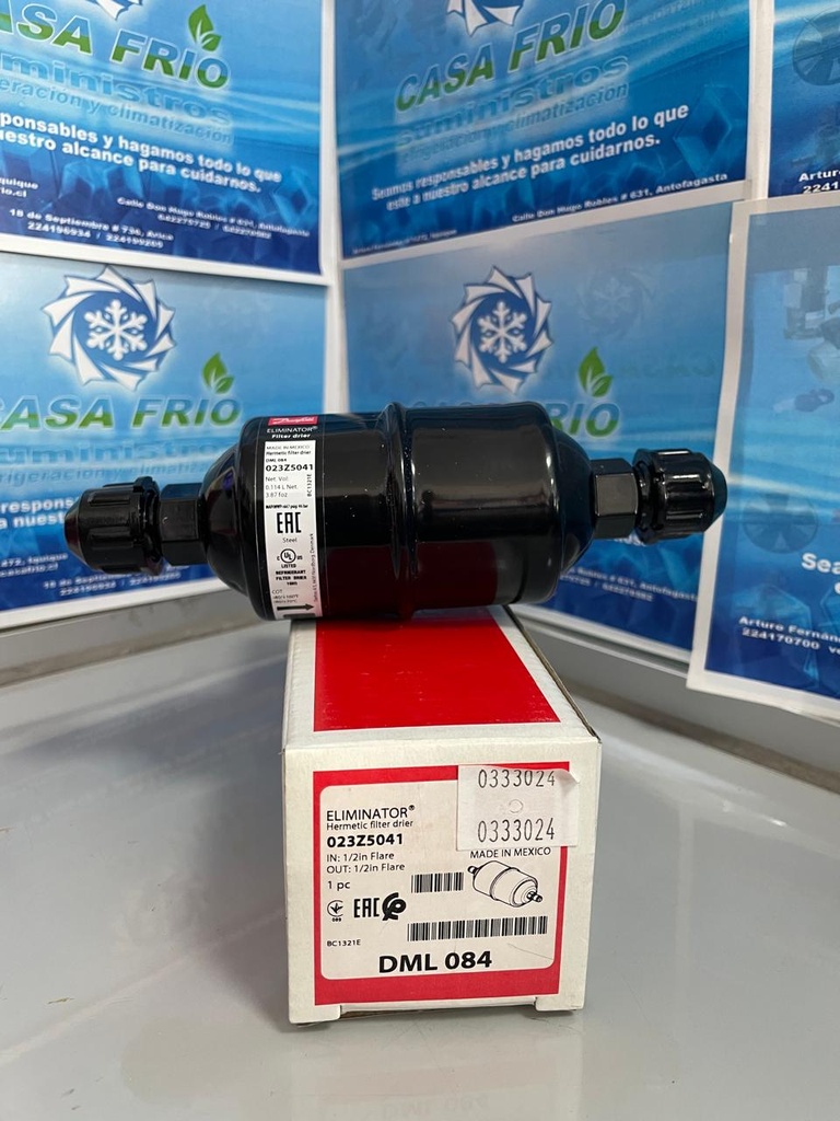 FILTRO SECADOR UNIDIRECCIONAL DANFOSS 1/2″ FLARE