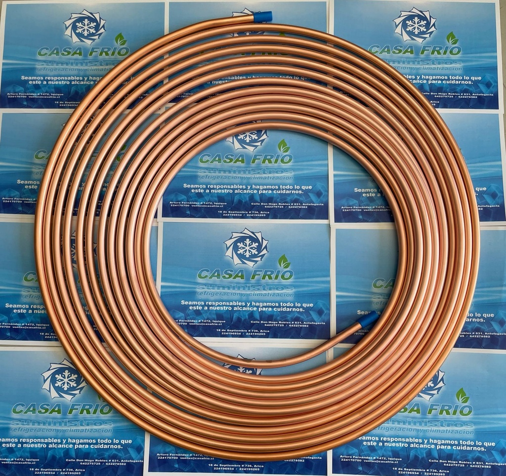 [REC0210031CÑ] TUBERÍA RECOCIDA DE COBRE 1/4″ 15 MT.
