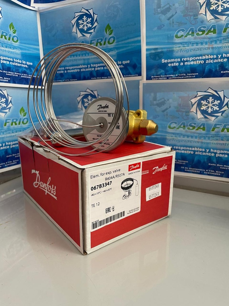 [TT210023DF] Elemento de reemplazo para Válvula de Expansión TE 12 R-404A/ R-507